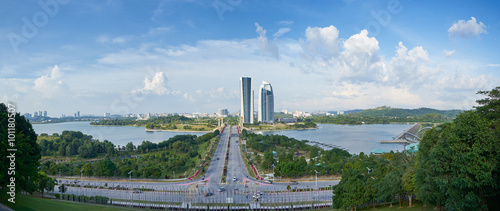 Paranoma View from the International Convention Centre in Putrajaya, Malaysia