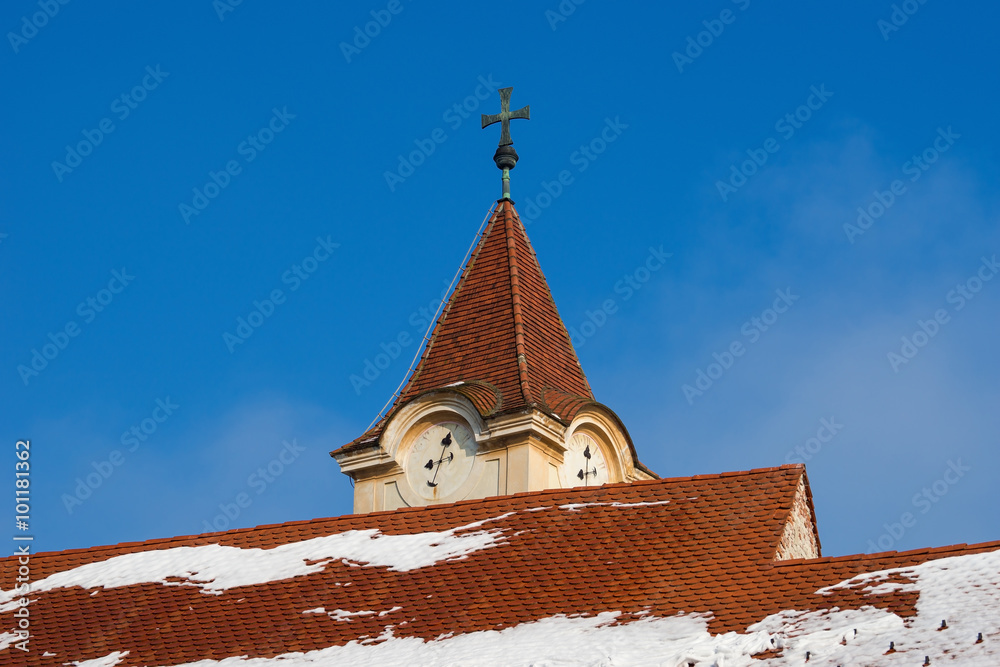 Obraz premium Cross at the Roman Catholic Cathedral