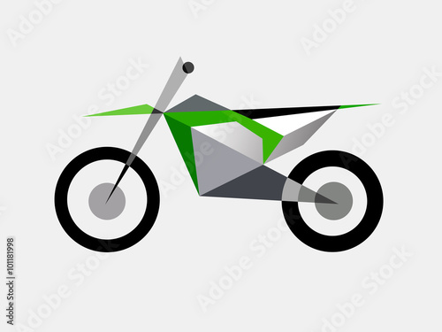 Motocross bike extreme sport