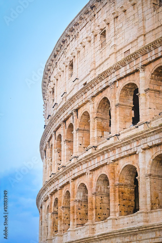 The image of Coliseum in Roma, Italy