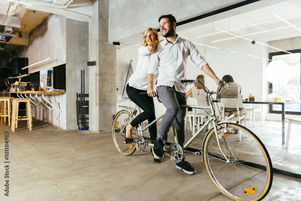 Business in motion, partnership Business in motion, partnership