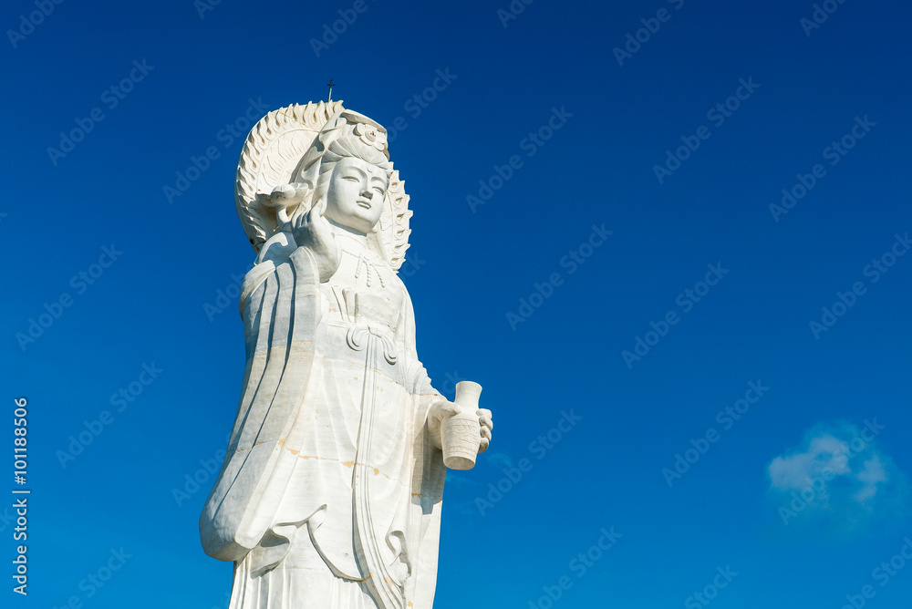 Goddess of compassion and mercy statue