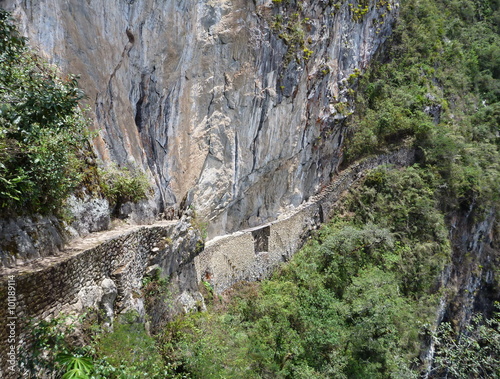 puente del inka at machu picchu photo