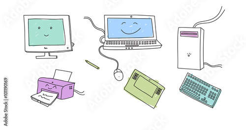 Doodle electronical devices