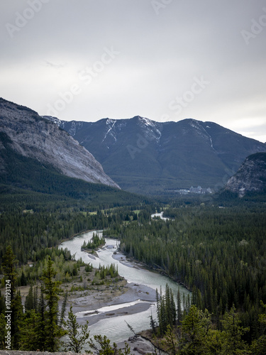 Bow River in Banff National park