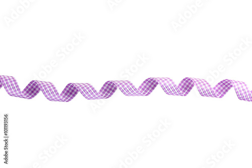growing purple ribbon in the box isolated on a white background.Design element