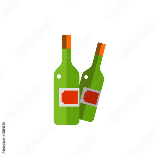 Wine bottles icon
