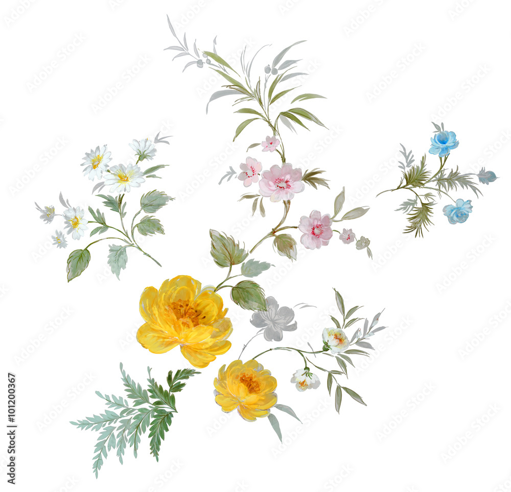 floral hand made design