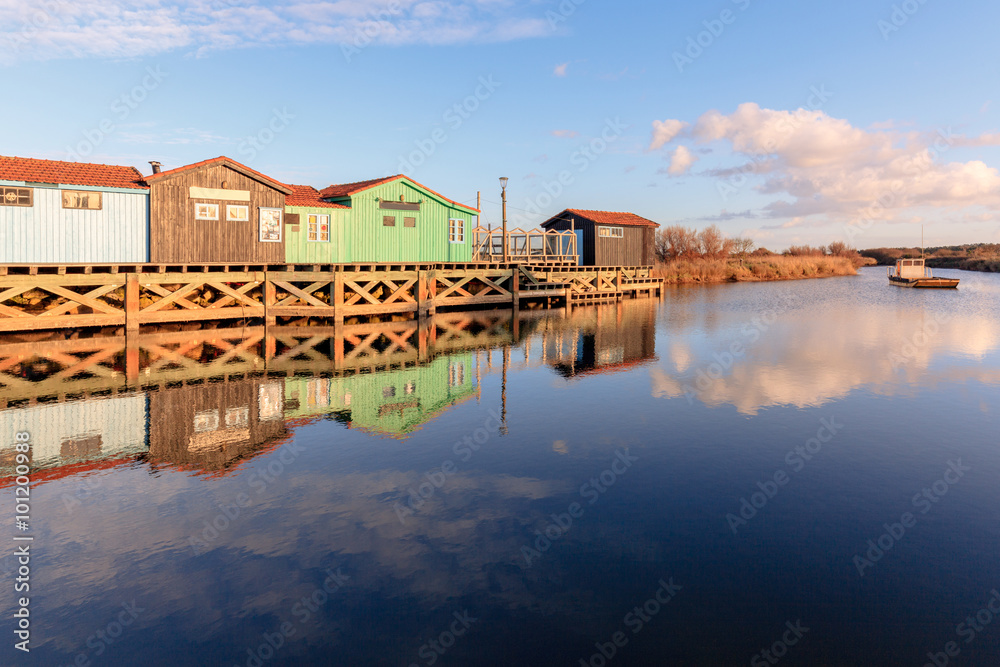 Fototapeta premium le port des salines - Oléron