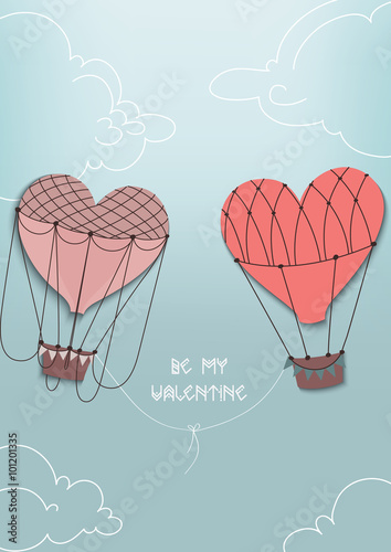 Air heart fly together