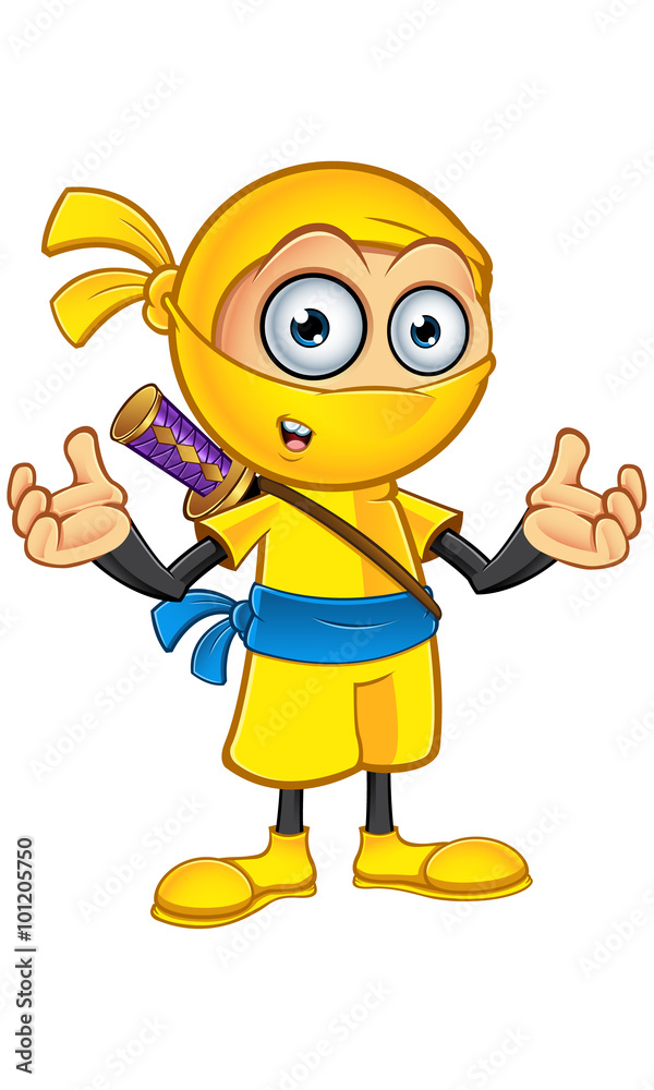 Yellow Ninja Character