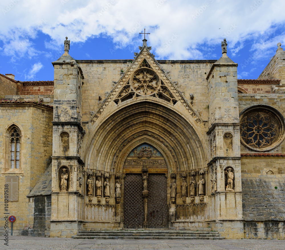 Church of Santa Maria la Mayor, Morella, Castellon province, Spa