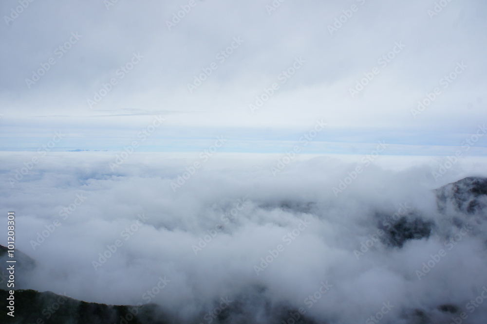 山と雲海