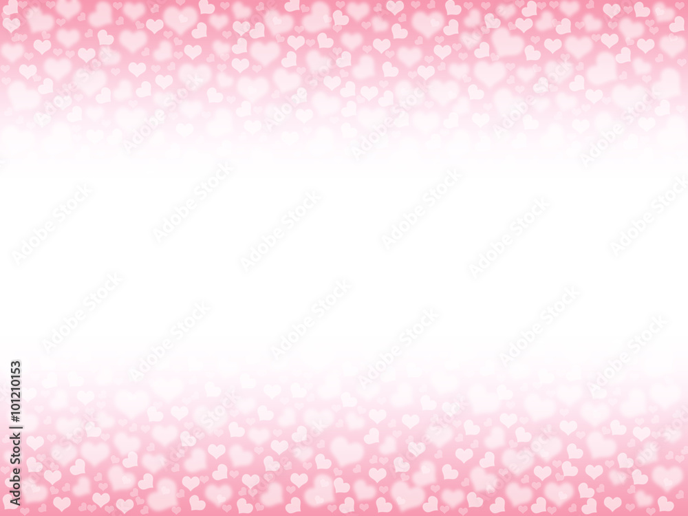 Illustration of a Valentines Day, heart bokeh background with co Illustration of a Valentines Day, heart bokeh background with co