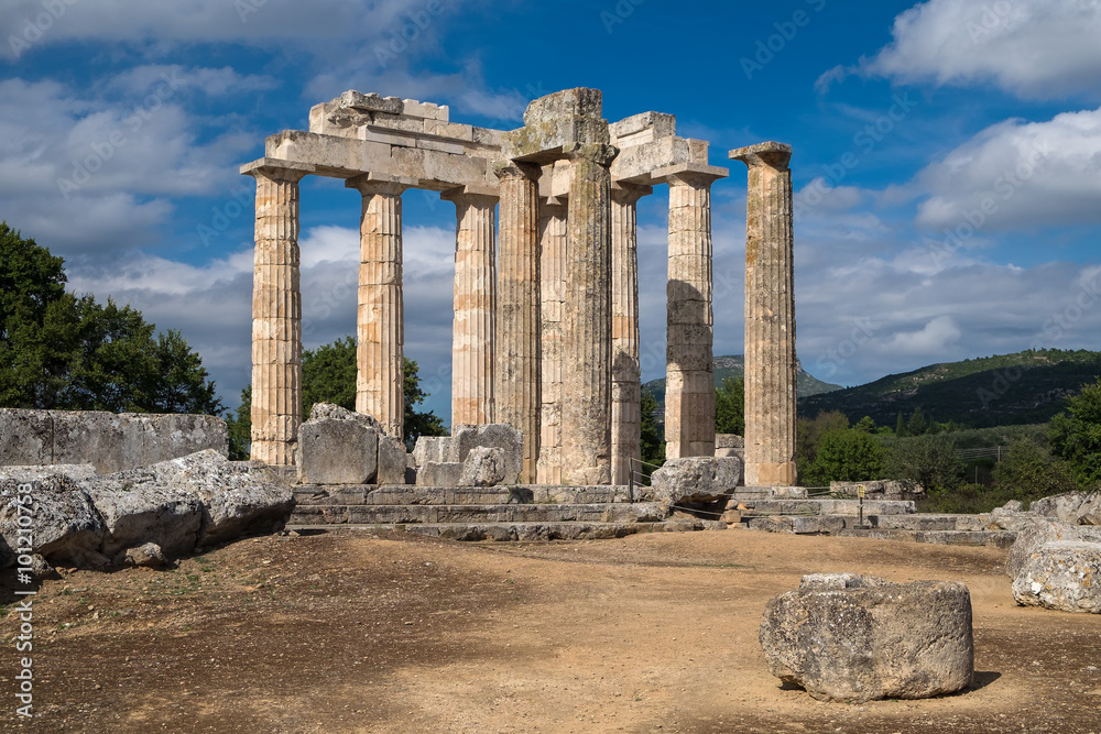Nemea, Zeus Tempel, Peloponnes, Griechenland, 16021jpg