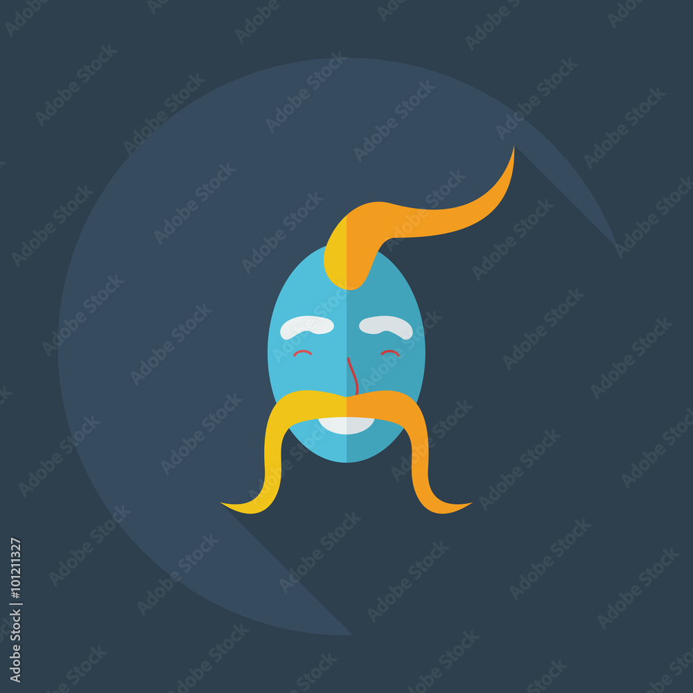 Obraz premium Flat modern design with shadow icons Kozak