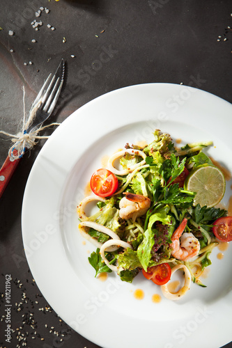 Shrimp and Calamari Salad