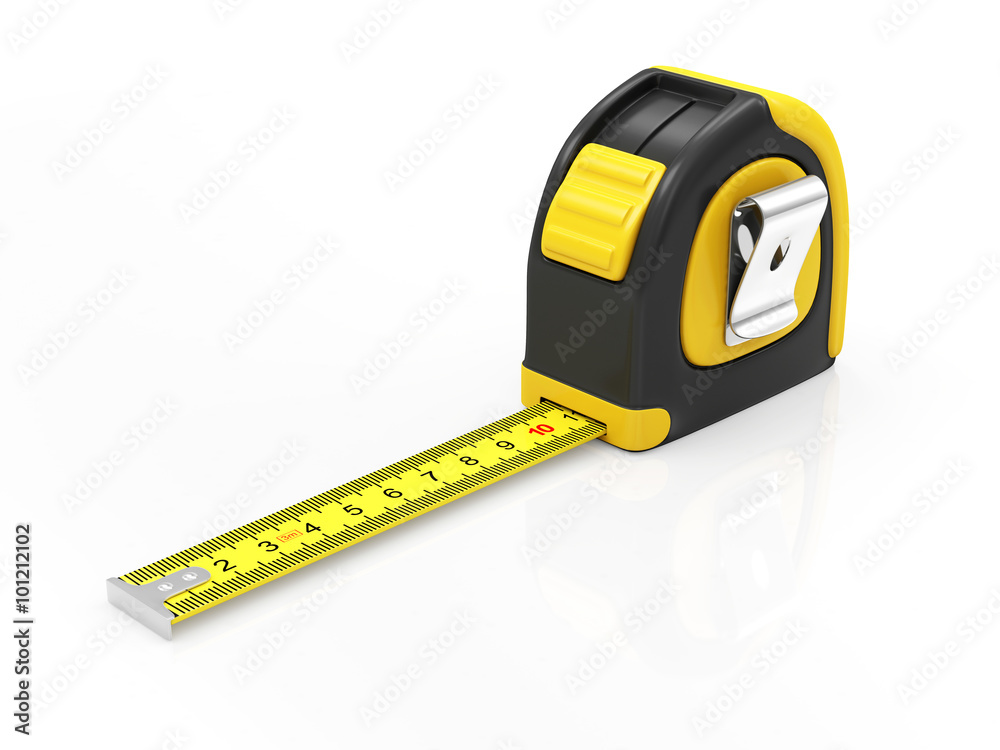 Fotografie Measure Tape isolated on white background