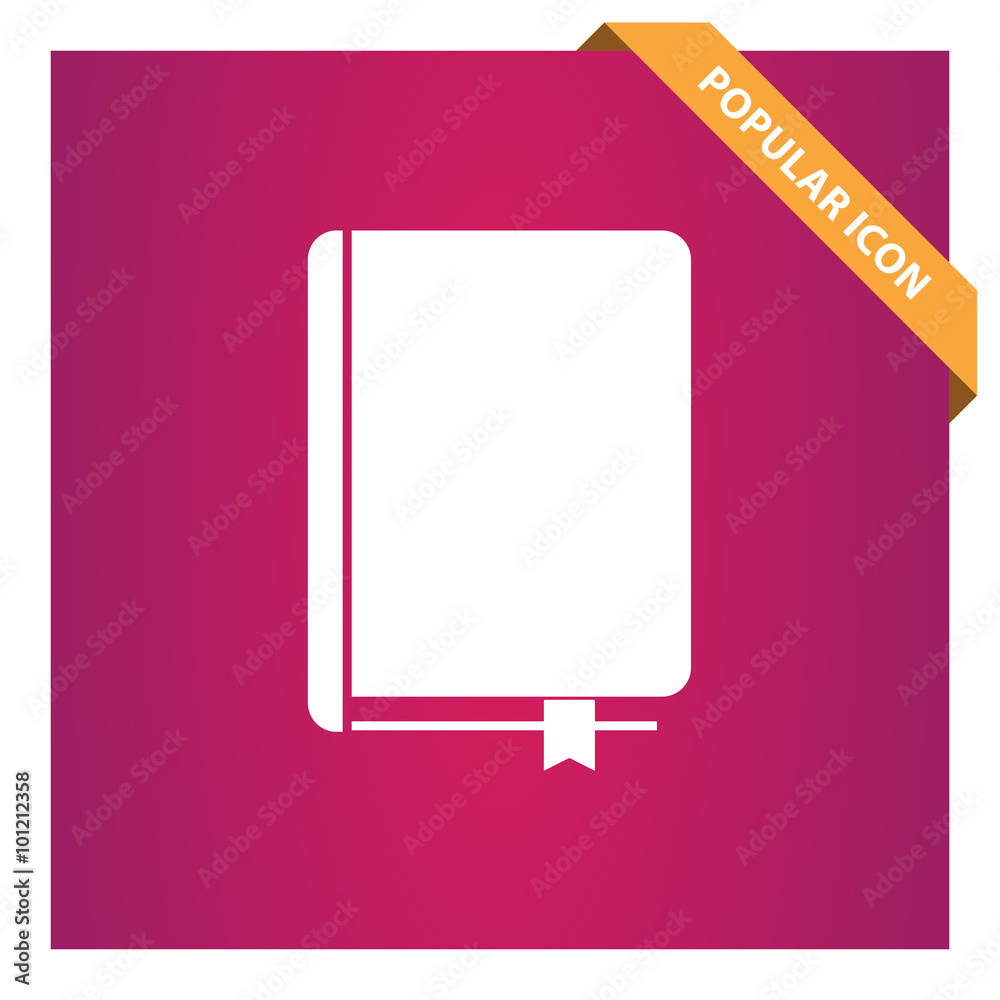 Book sign icon