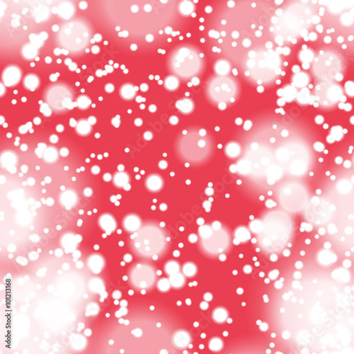 Colorful blurred background with snow overlay, seamless