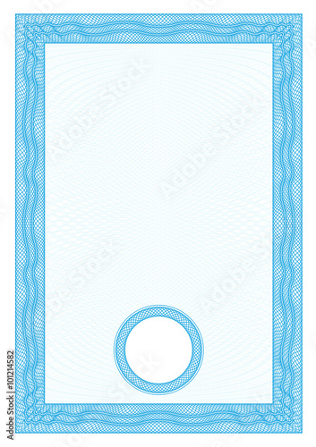 Certificate. Template diplomas, currency. Vector