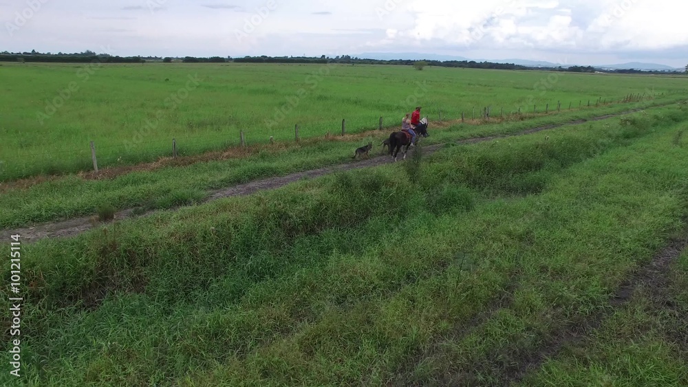 People Riding Horses at Farm, Sao Paulo, Brazil People Riding Horses at Farm, Sao Paulo, Brazil