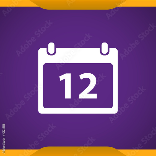 Calendar sign icon