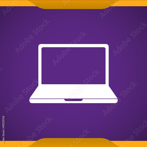 Laptop sign icon