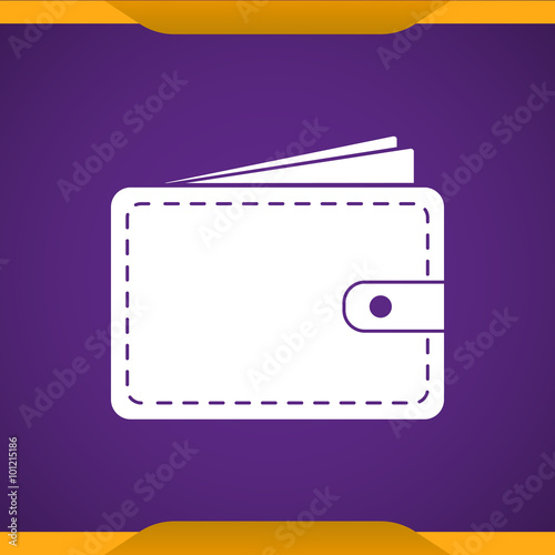Wallet, money sign icon