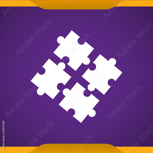 Puzzle, group sign icon