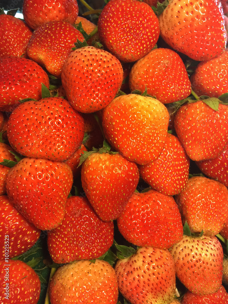 Red strawberries