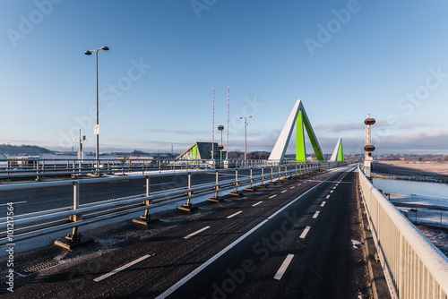 Odins bro (Odins bridge) in Odense, Denmark