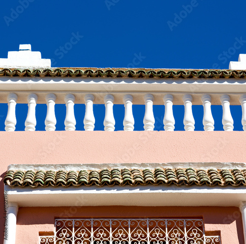 line in morocco africa old tile and colorated floor ceramic abst