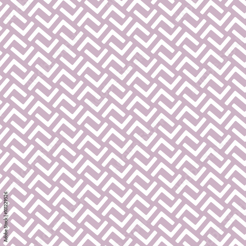 Geometric seamless pattern in east asian style. Lattice, Puzzle, labyrinth style traditional vector seamless pattern. Dusty rose, lavender violet color of background.
