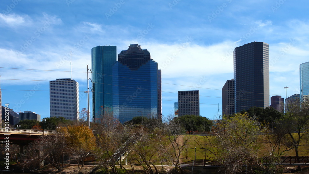 4K UltraHD Close view timelapse of the Houston skyline 4K UltraHD Close view timelapse of the Houston skyline