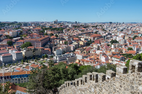 Lisbon Historical City Panorama, Portugal