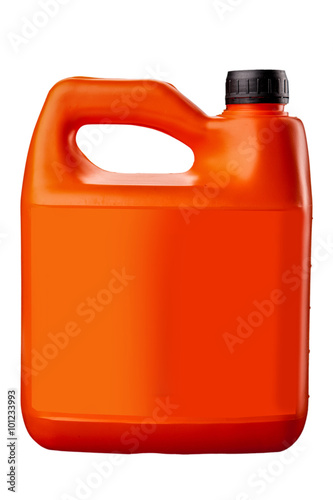  plastic jerrycan isolated on white background.
