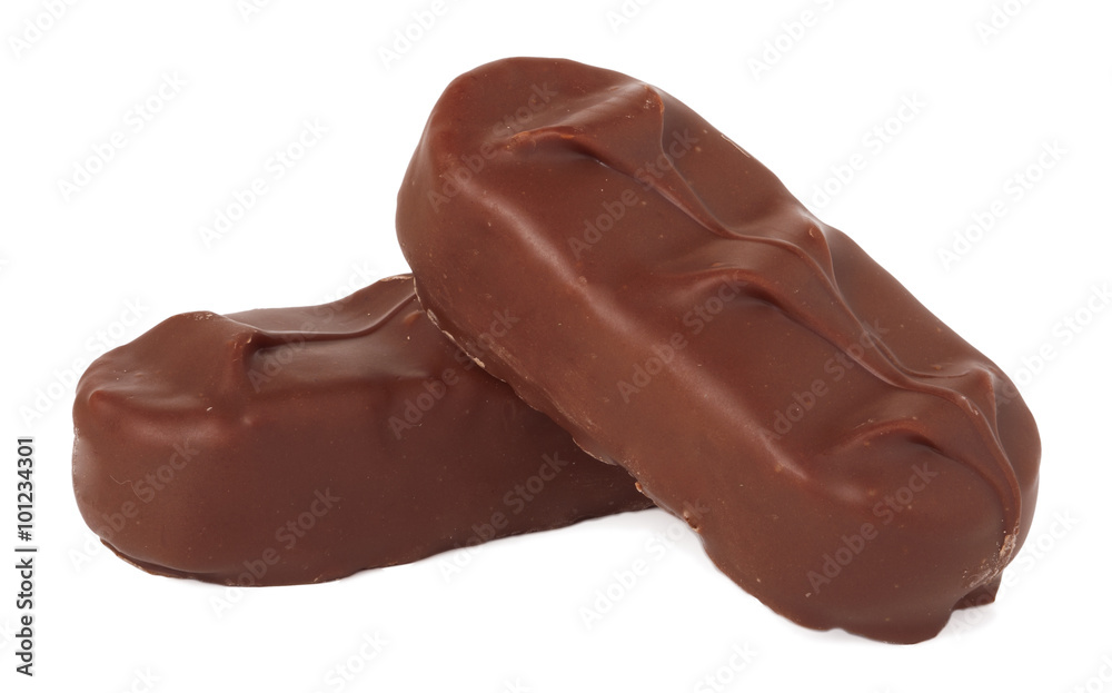 chocolate bars on white background chocolate bars on white background