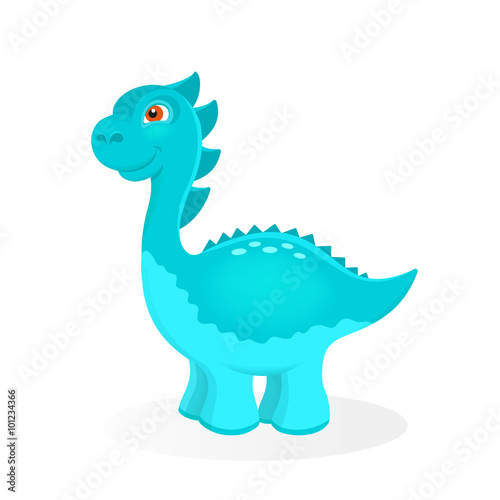 Cartoon dinosaur character