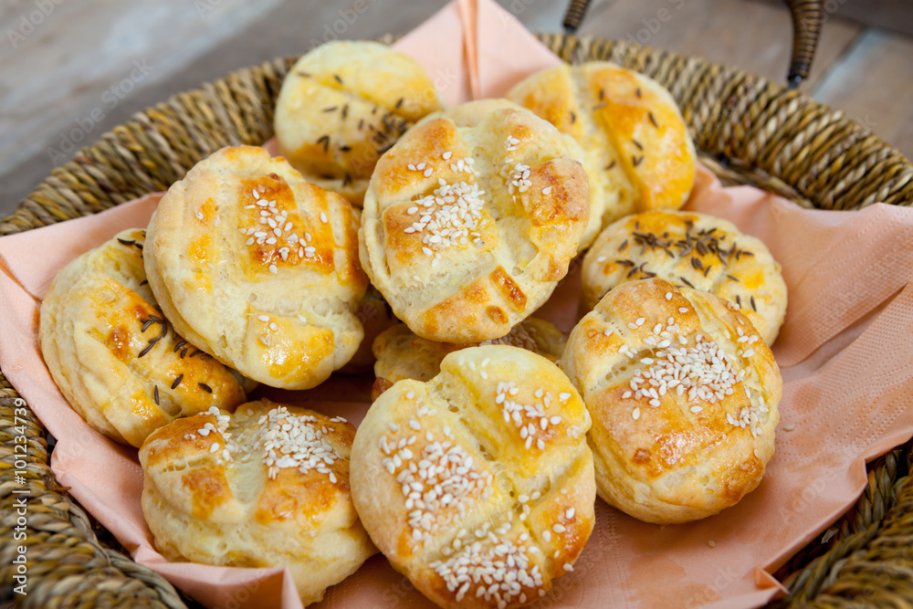 Small Bread Stuffed With Potatoes
