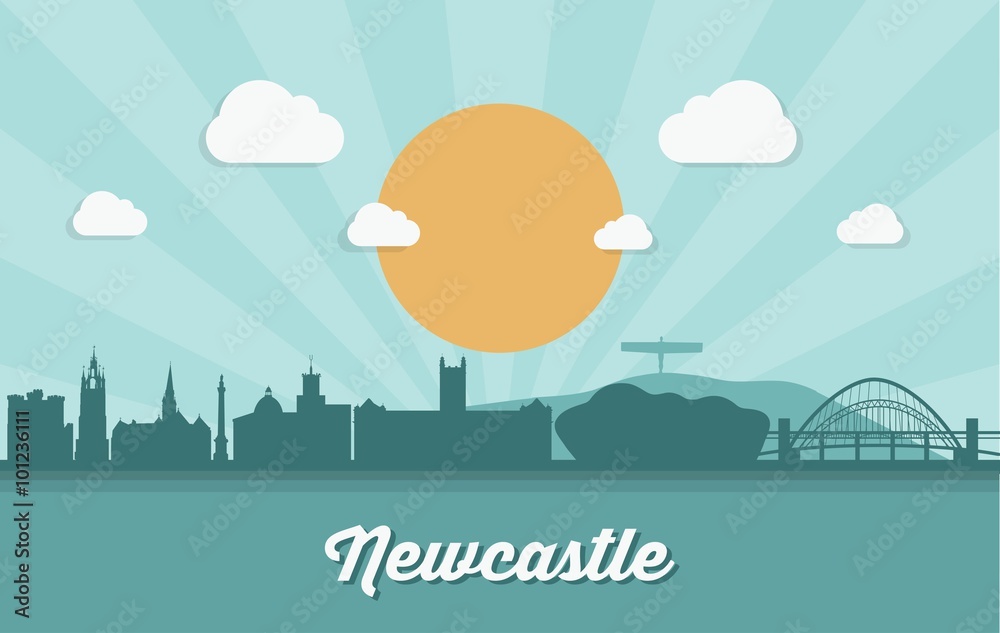 Newcastle skyline 