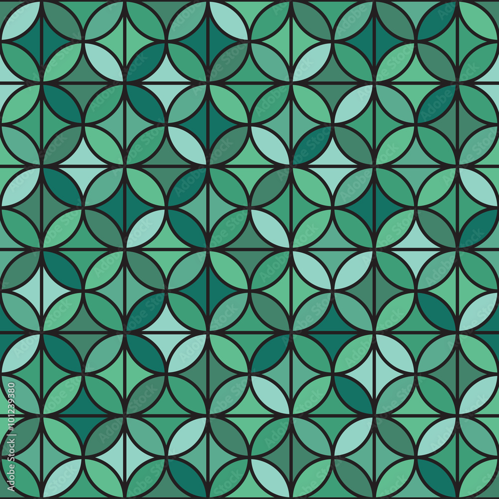 Elegant geometric seamless pattern. Vector background