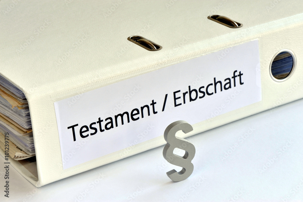 Testament, Erbschaft, Erbrecht, Paragraph, Symbol, Ordner, Nachlass, Erbschaftssteuer, Nachlassverwalter, Erbstreitigkeiten Testament, Erbschaft, Erbrecht, Paragraph, Symbol, Ordner, Nachlass, Erbschaftssteuer, Nachlassverwalter, Erbstreitigkeiten
