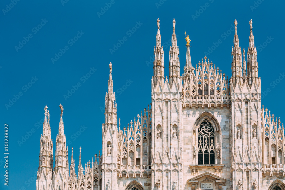 Milan Cathedral or Duomo di Milano is the cathedral church of Mi