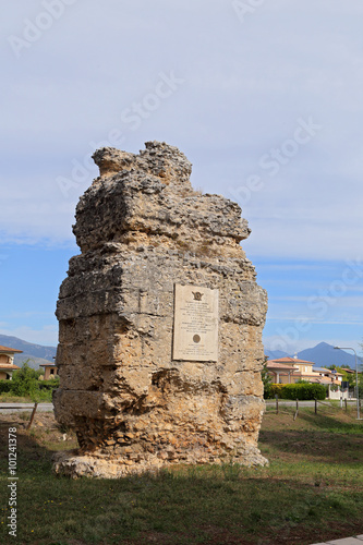 Roman graves near the Basilica of S.Pelino. L'Aquila, in the region of Abruzzo - Italy photo