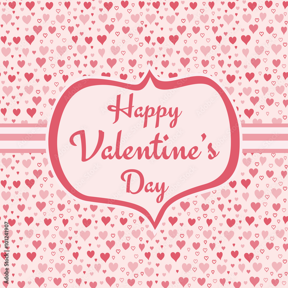 Happy Valentines Day greeting card. Happy Valentines Day greeting card.