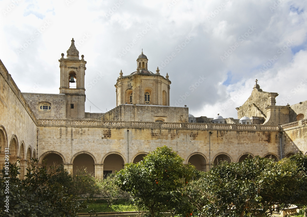 Church of St. Dominic and Dominican monastery in Rabat. Malta