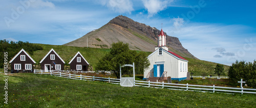 Borgarfjordur village, Westfjords, Iceland photo