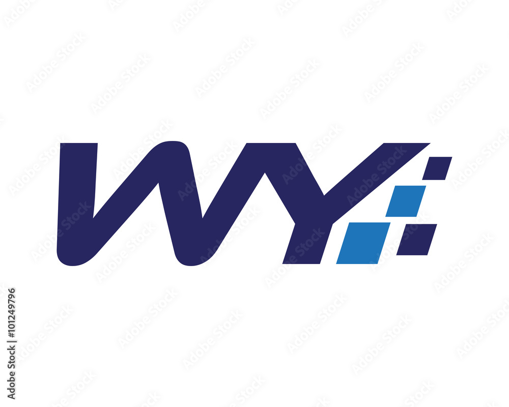 WY digital letter logo WY digital letter logo