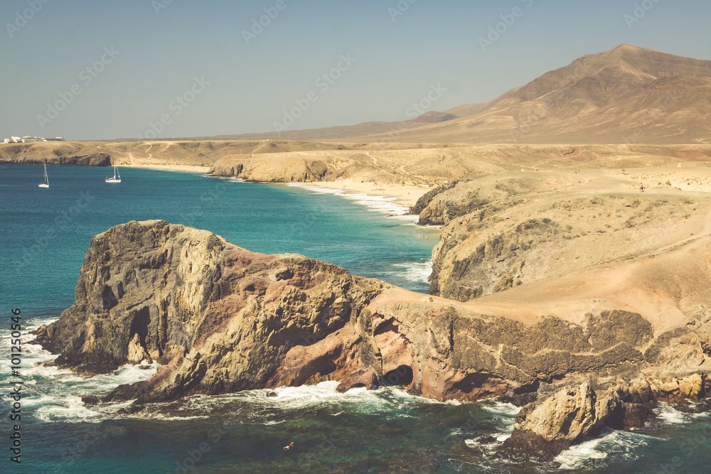 Lanzarote El Papagayo Playa Beach in Canary Islands